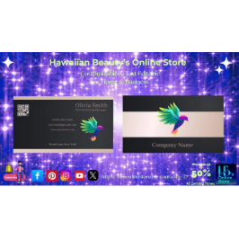 Personalizable Peach Elegantes Tarjetas De Negocio