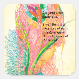 Personalizable Pegatina de ángulos de flores