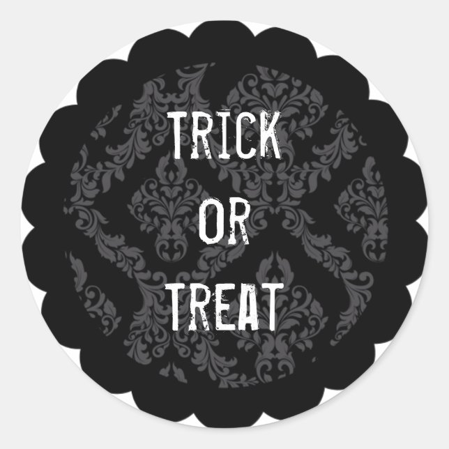 Personalizable Pegatina de Halloween (Anverso)