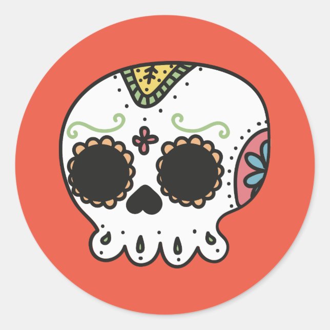 PERSONALIZABLE PEGATINA SKULL (Anverso)