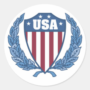 Personalizable Pegatinas Emblem de Estados Unidos
