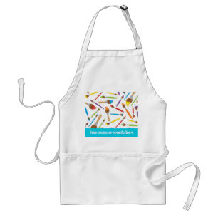 Personalizable pintando divertida delantal de dise