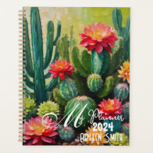 Personalizable planificador, boho, agenda botánica