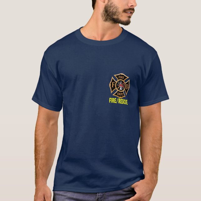 Personalizable PRIMERO EN camisa del deber del (Anverso)