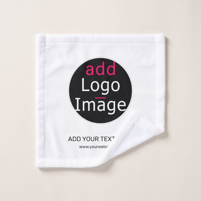 Personalizable profesional moderno blanco (Toallita)