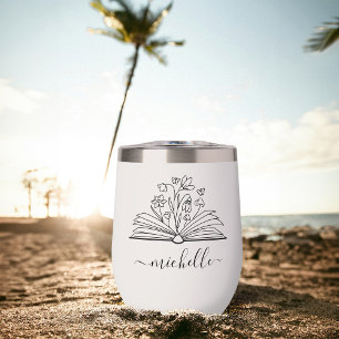 Personalizable Profesor Lector de Libros Florales 