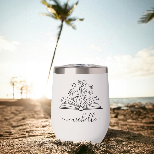 Personalizable Profesor Lector de Libros Florales  (Subido por el creador)