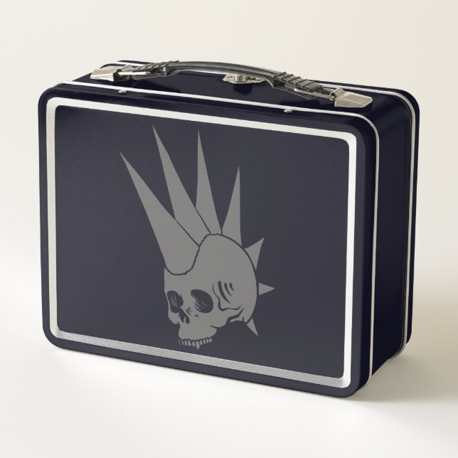 Personalizable Punk Cráneo sin Jawless Versión 2 (Reverso)