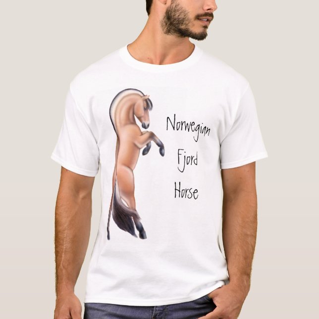 Personalizable que alza la camiseta noruega del (Anverso)