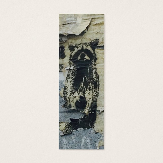 PERSONALIZABLE Raccoon Graffiti de arte urbano (Frente)