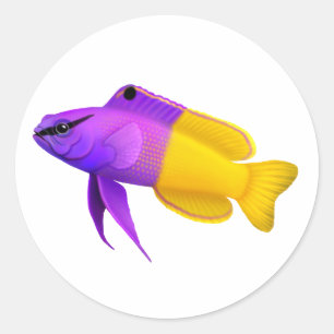 Personalizable Real Pegatina de Pescado de los Arr