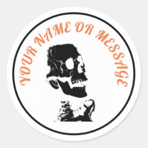 PERSONALIZABLE SKULL pegatina
