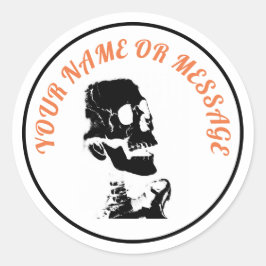 PERSONALIZABLE SKULL pegatina
