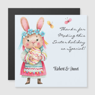 Personalizable, Srta. Easter Bunny Magnetic Gracia