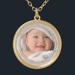 Personalizable su collar del Locket de la foto<br><div class="desc">Ccustomizable su collar del Locket de la foto</div>