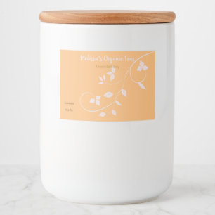 Personalizable Té y Té mezclan etiquetas de alimen