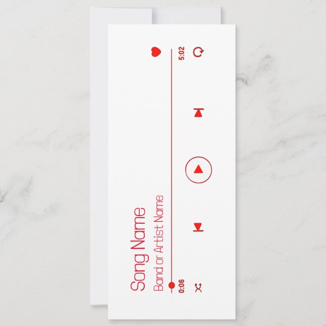 Personalizable tu música favorita (Anverso)