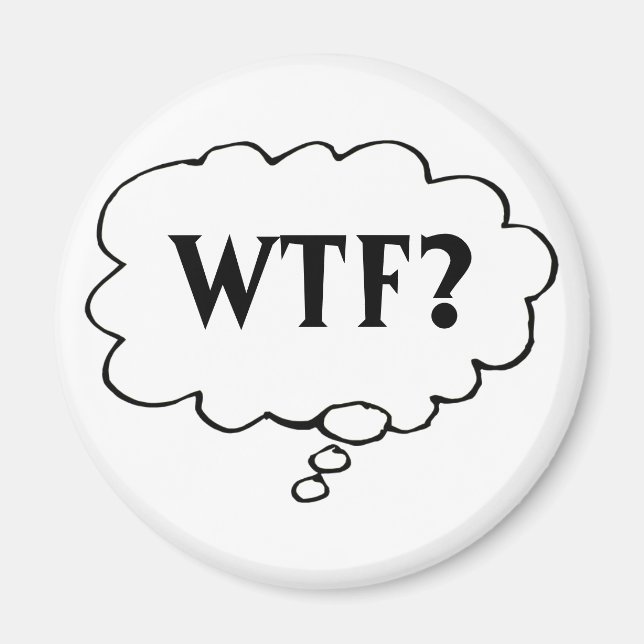 ¿personalizable WTF? Imán (Frente)
