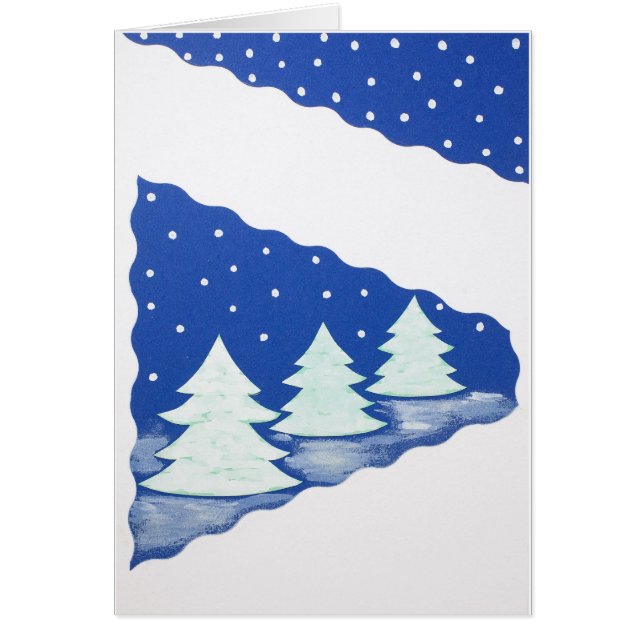 Personalización de árboles de navidad de nieve (Frente)