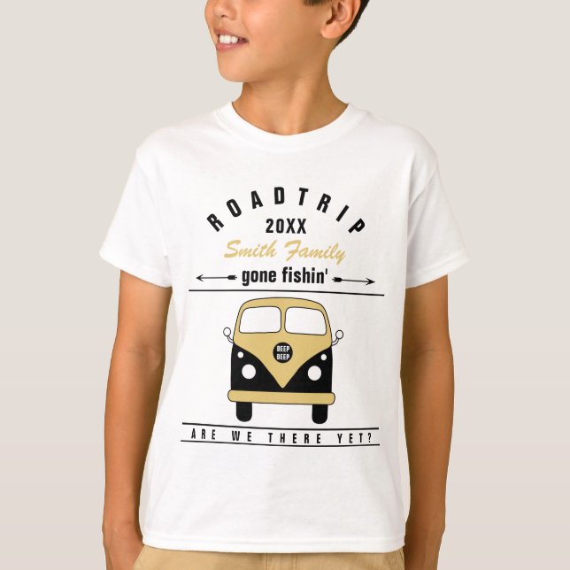 Personalización de camisetas de niños en viaje por (Anverso)