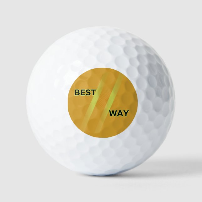 Personalización de diseños únicos de bolas de golf (Anverso)