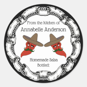 Personalización de etiqueta de salsa