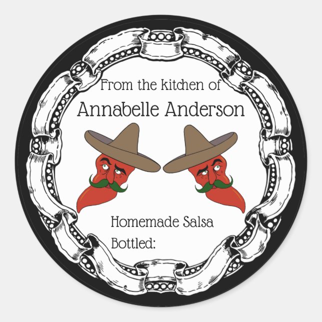 Personalización de etiqueta de salsa (Anverso)