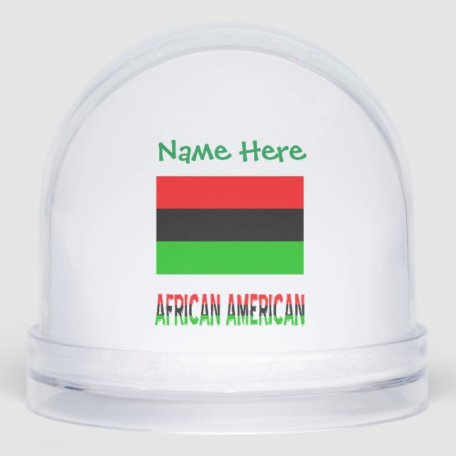 Personalización de la bandera verde de los afroame (Anverso)