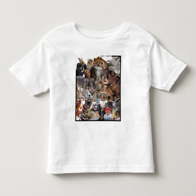 Personalización de la camiseta de animales salvaje (Anverso)