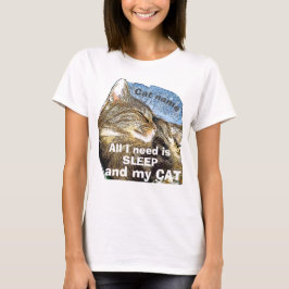 Personalización de la camiseta de Cat Nap
