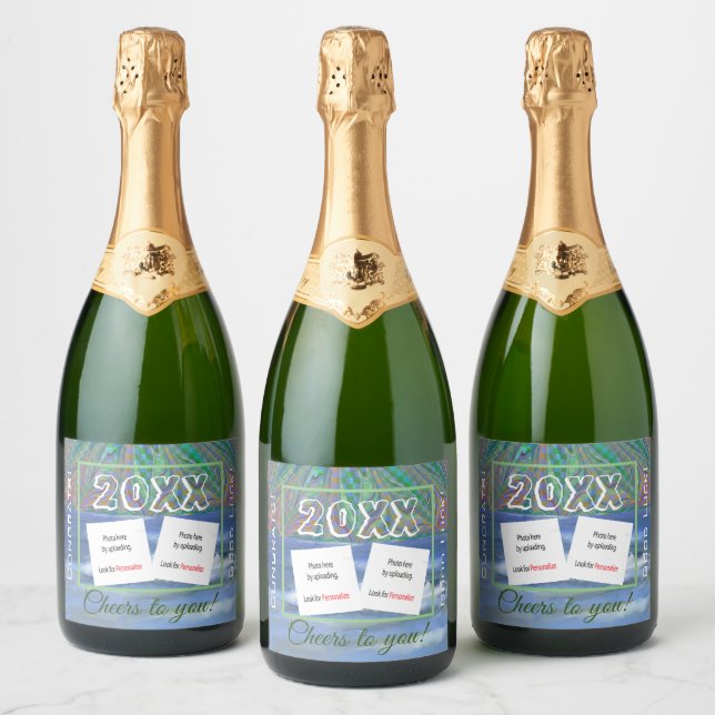 Personalización de la etiqueta de bebida de vino e (Botellas)