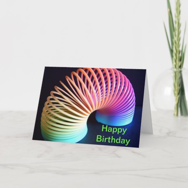 Personalización de la tarjeta de cumpleaños Retro  (Anverso)
