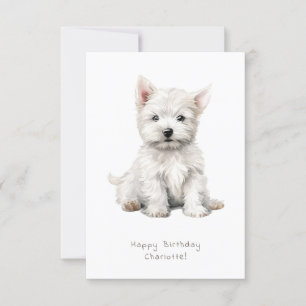 Personalización de la tarjeta de cumpleaños Westik