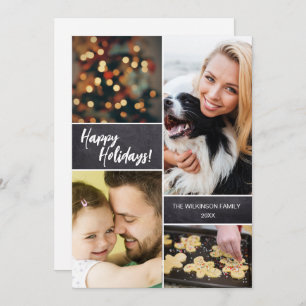 Personalización de la tarjeta de Navidades fotográ