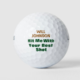 Personalización de las bolas de golf personalizada
