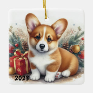 Personalización de ornamentos de color de agua Cor