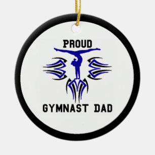 Personalización de padre de ornamento de gimnasta