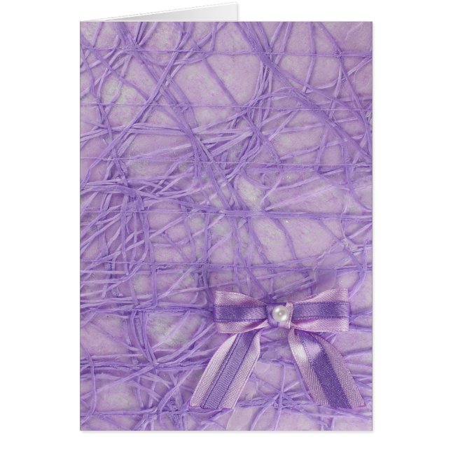 Personalización de Púrpura patrón abstracto y arco (Frente)