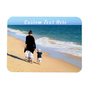 personalización de su imán fotográfico con texto P