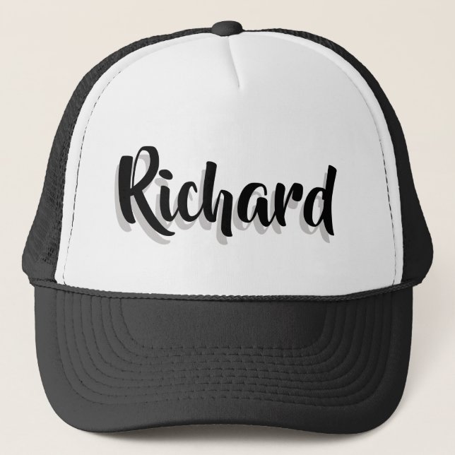 Personalización de un sombrero de camionero (Anverso)