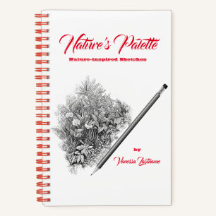 Personalización del cuaderno de bocetos de la natu
