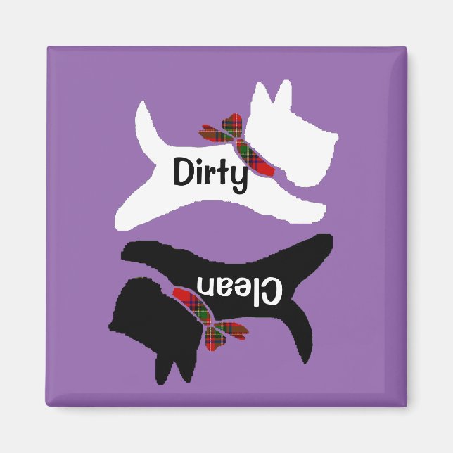 Personalización del imán del lavavajillas de Escoc (Frente)