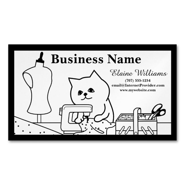 Personalización del imán empresarial (Anverso)