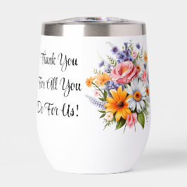 Personalización del mensaje Tumble de vino térmico