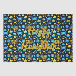 Personalización del papel de té de oro azul HANUKK