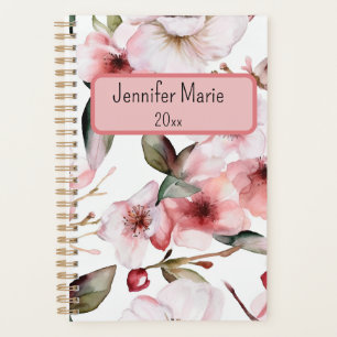 Personalización del planificador floral con nombre