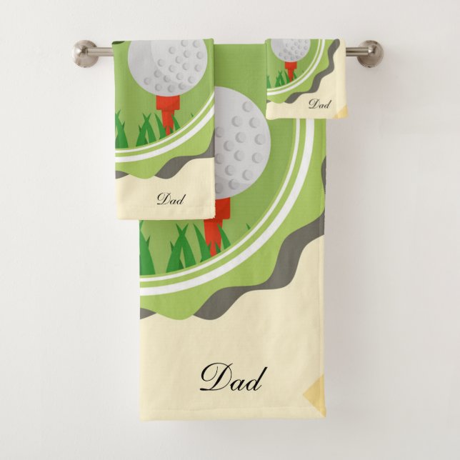 Personalización del tema del golf Día de los Padre (In situ)