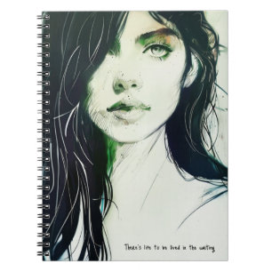 PERSONALIZACIÓN: retrato ilustrado   Cuaderno