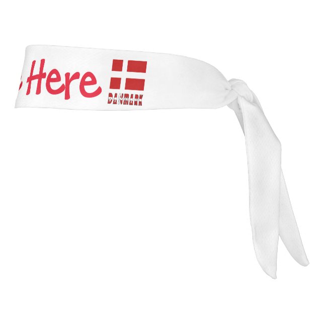 Personalización Roja de la Bandera Danesa y Danmar (Girar 90)