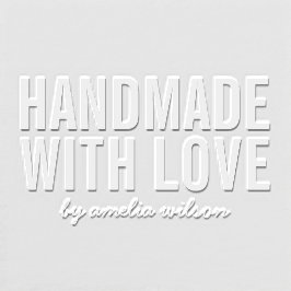 Personalización simple y elegante hecha a mano con